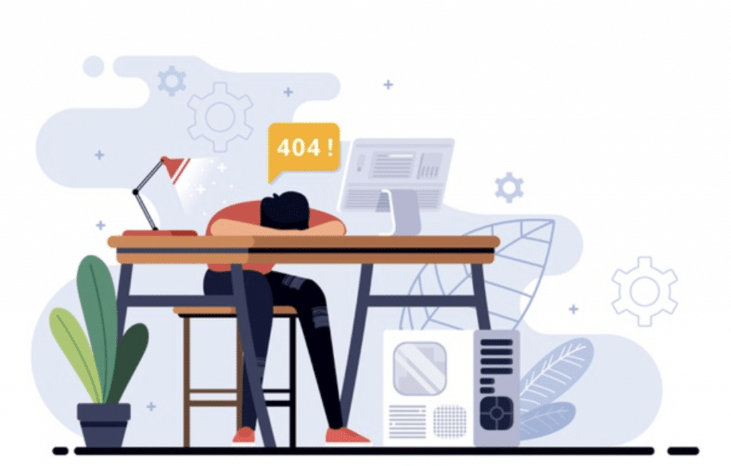 ilustracao sobre cansaço nos estudos