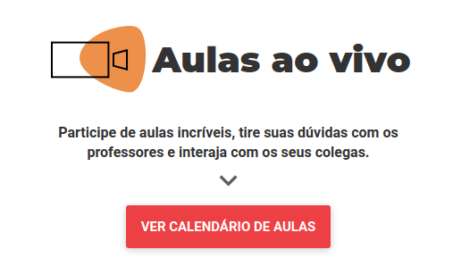 Aulas ao vivo me salva