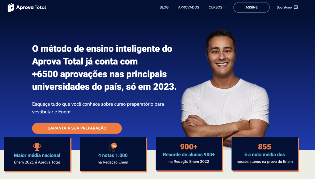 aprova total Inteligência Artificial na preparação para o Enem
