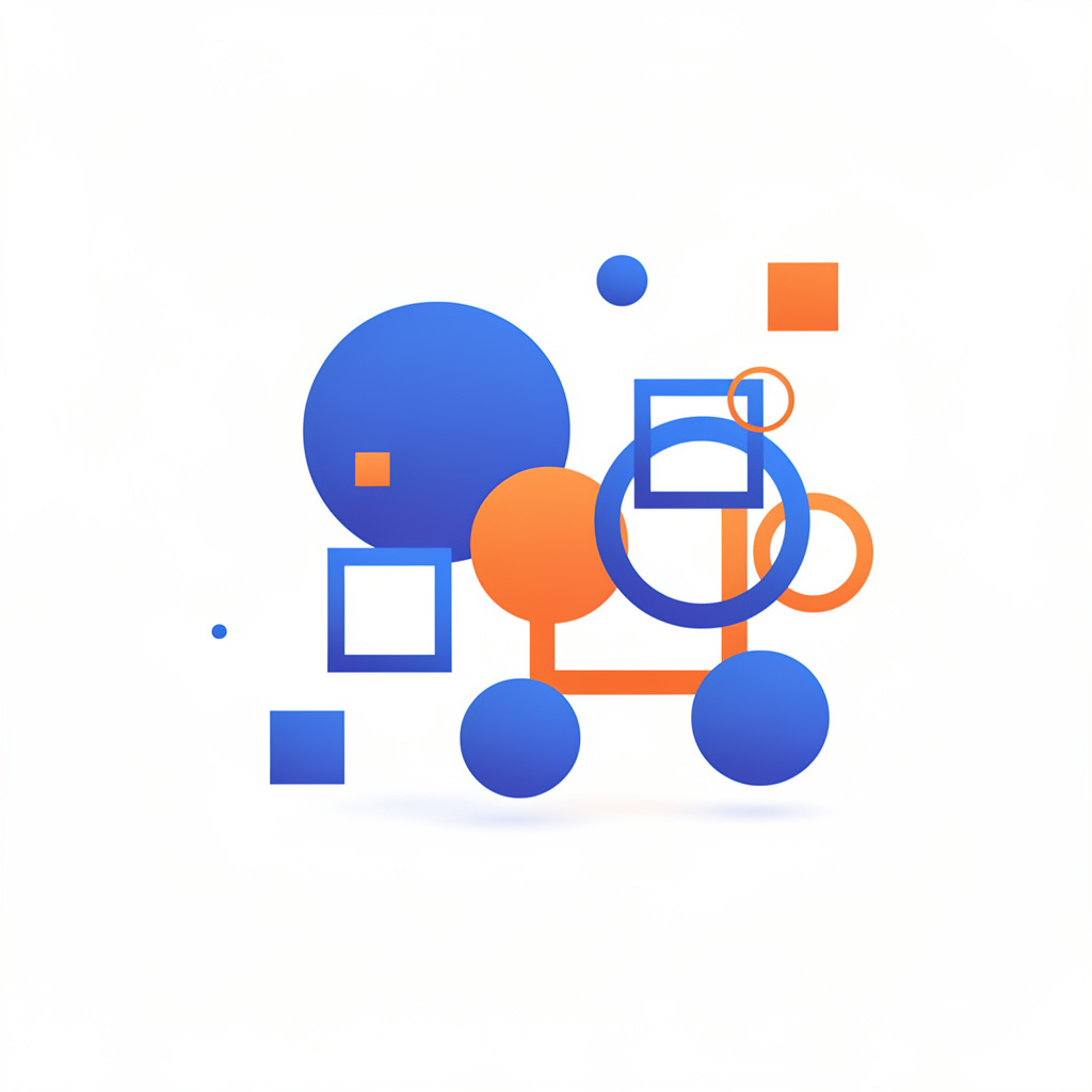 Ilustração abstrata representando vestibular