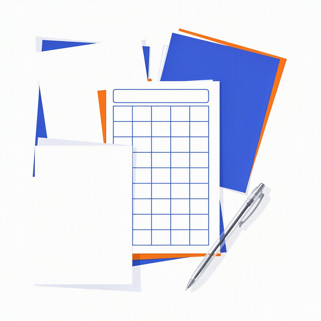 Ilustração abstrata sobre preparação para vestibular, sem texto