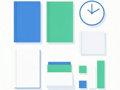Ilustração abstrata sobre os 100 dias finais de preparação para o Enem 2026, sem texto